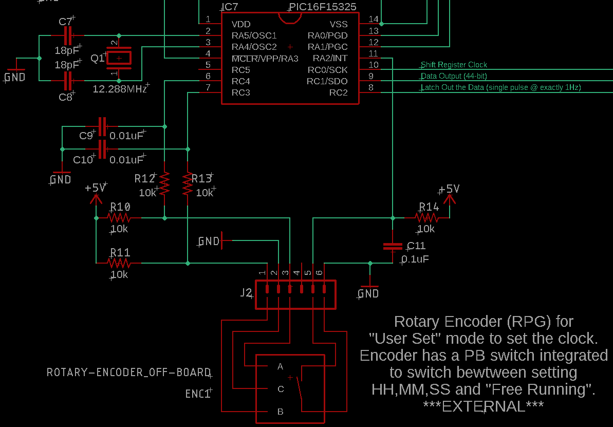 Push Button and Rotary Encoder Debouncing Circuitry